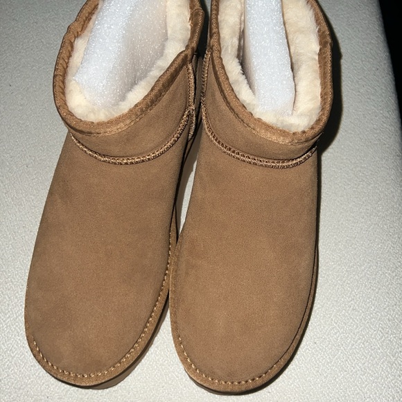 Xiakolaka Women's Classic Platform Mini Boots Winter Suede Anti-Slip Ankle.  NWT - Picture 12 of 13